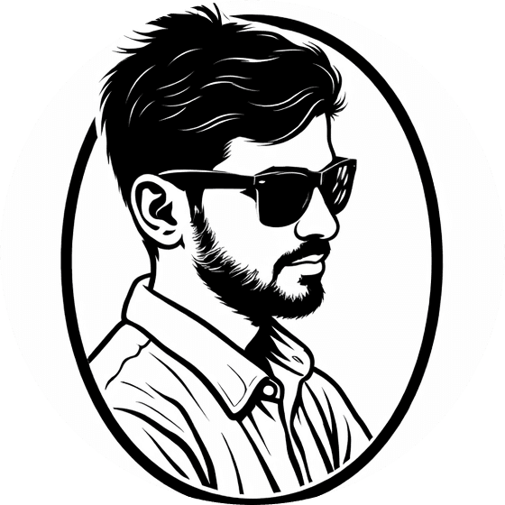 Illustrated portrait of Varun Tej Reddy N